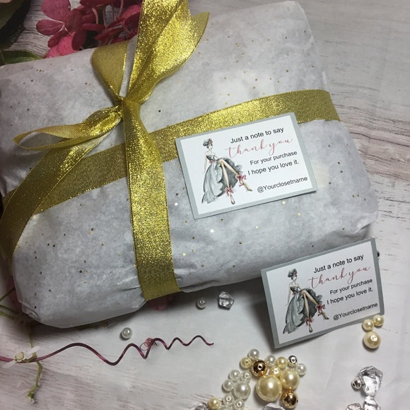 100 Fashion Girl Personalized Thank You Card - Picture 3 of 10